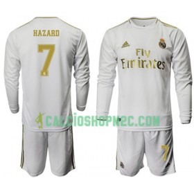 Real Madrid Hazard 7 Bambino Maglia Prima 2019/2020 Manica Lunga (+ Pantaloncini)